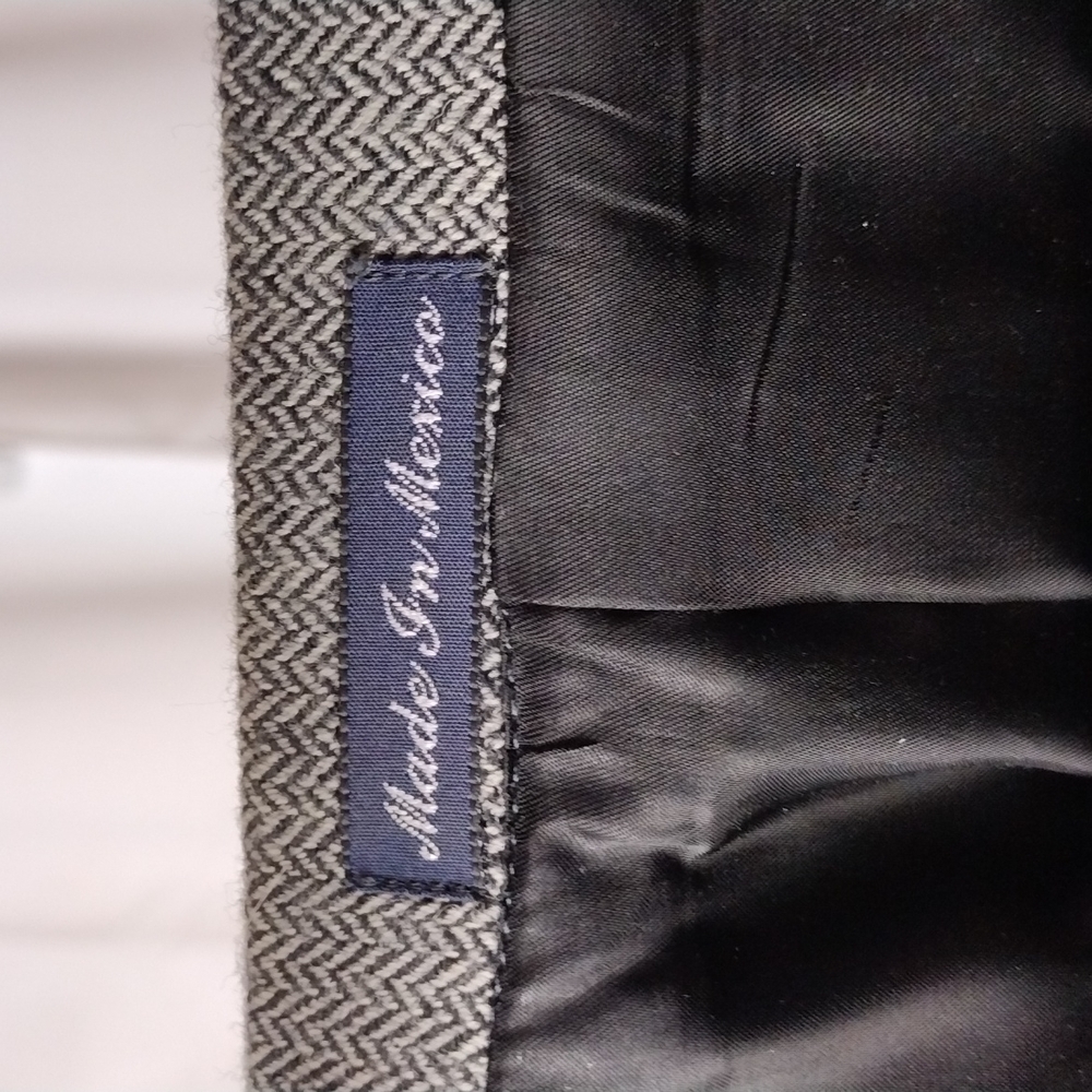 RoundTree & Yorke for Dillards 100% Worsted Wool Fully Lined Men’s Blazer - Picture 7 of 8